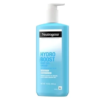 Neutrogena Hydro Boost Body Gel Cream With Hyaluronic Acid, Hydrating Body Lotion For Dry Skin, Fragrance-Free Hyaluronic Acid Moisturizer, 16 OZ