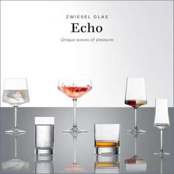 Zwiesel Echo Cocktail Glass Set - Elegant Tritan Crystal Quality