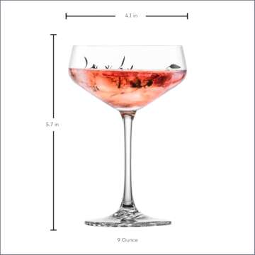 Zwiesel Echo Cocktail Glass Set - Elegant Tritan Crystal Quality