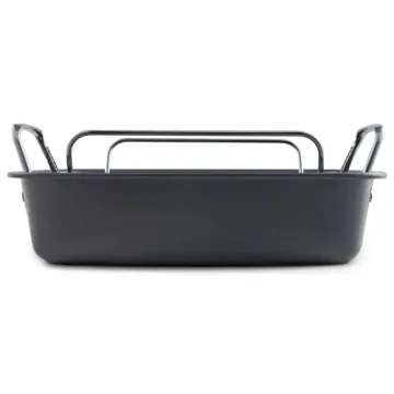 Large Non-Stick Turkey Roasting Pan with Rack