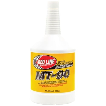 Red Line 50304 MT-90 75W-90 GL-4 Manual Transmission Lubricant (MTL) - 1 Quart (12 Pack)