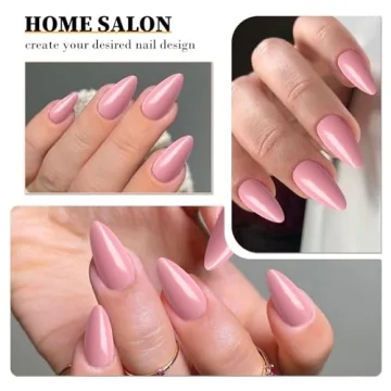 LoveOurHome Almond Press on Nails Kit for Flawless Manicures