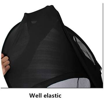 ROMIRUS Stroller Cover Sunshade Canopy Summer Rayshade Compatible for Babyzen YOYO/YOYO+/ YOYO2 Stroller