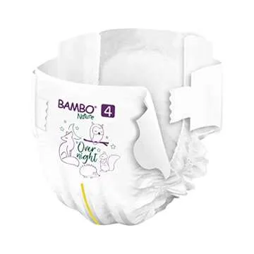 Bambo Nature Overnight Baby Diapers Set Size 4 for Ultimate Comfort