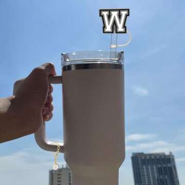 Personalized Straw Covers for Stanley Cups - Durable & Stylish