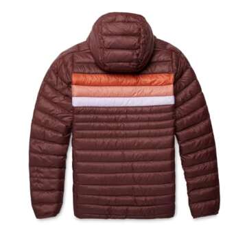 Cotopaxi Fuego Down Hooded Pullover - Women's Chestnut Stripes Medium