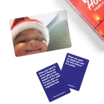 WHAT DO YOU MEME? Holiday Family Edition by Relatable, Holiday Games Expansion Pack, Christmas Party Game, Includes 30 Photo Cards and 90 Caption Cards