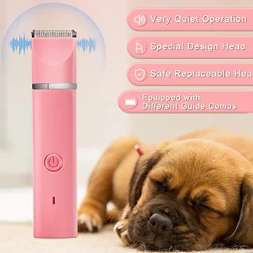 Veeconn Quiet Rechargeable Pet Grooming Clippers & Nail Grinder