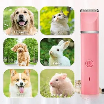 Veeconn Quiet Rechargeable Pet Grooming Clippers & Nail Grinder