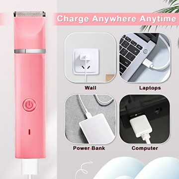 Veeconn Quiet Rechargeable Pet Grooming Clippers & Nail Grinder