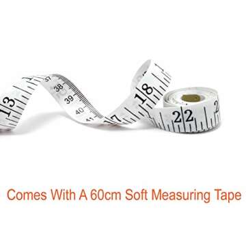 25 Pcs Plastic Sewing Bobbins with Case & Tape - Perfect Fit!