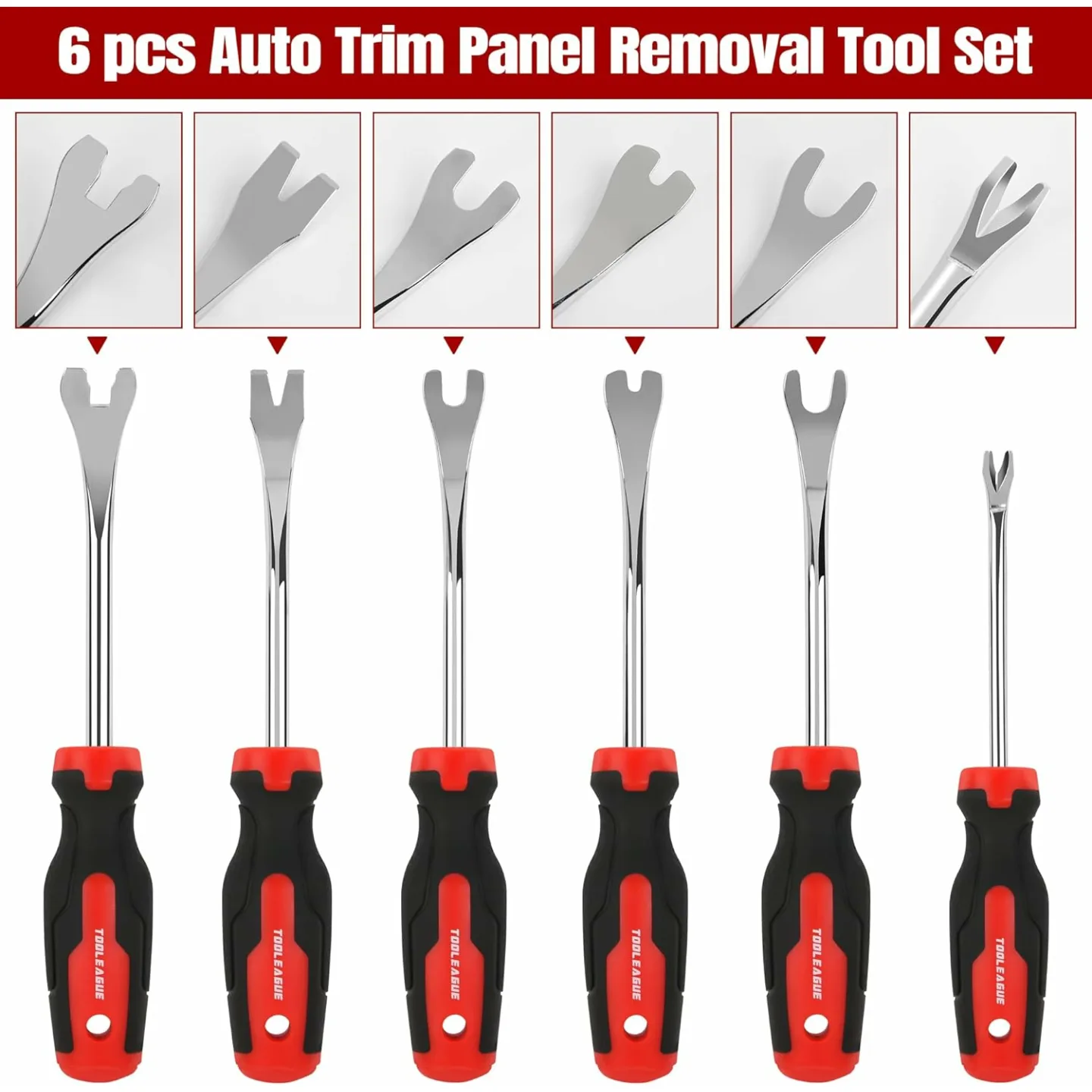 TOOLEAGUE Car Trim Removal Tool Set - 6Pcs Kit