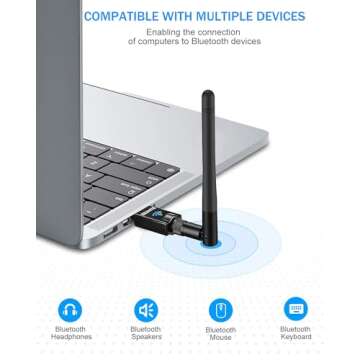 ZEXMTE Bluetooth Adapter 5.1 for Windows - Long Range Bluetooth Dongle