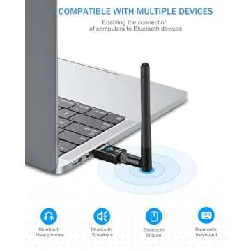 ZEXMTE Bluetooth Adapter 5.1 for Windows - Long Range Bluetooth Dongle