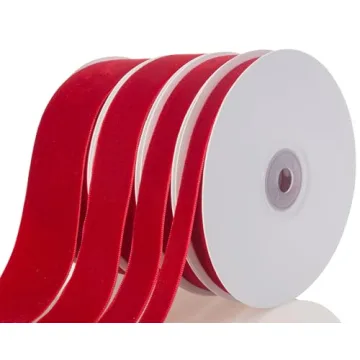 ATRBB Red Velvet Ribbon - Elegant Crafting Essential