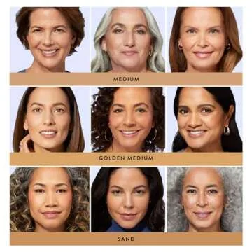 LAURA GELLER NEW YORK Award-Winning Baked Balance-n-Brighten Color Correcting Powder Foundation - Sand - Buildable Light to Medium Coverage - Demi-Matte Natural Finish