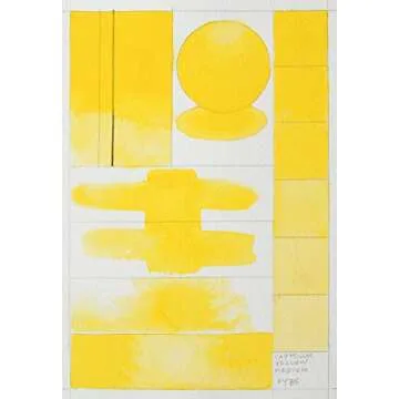 QoR Artist Watercolors by GOLDEN, Cadmium Yellow Medium, 11 ml Tube, Professional Watercolor Paint, Semi-Transparent