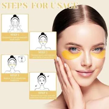 sundpik Under Eye Patches for Puffy Eyes and Dark Circles,60 Pcs Collagen Under Eye Mask Skin Care Products,Snail Mucin Eye Patches,Wrinkle Patches,Moisturise and Reduce Eye Lines To Revitalise You