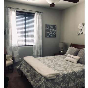 Copper Metal Curtain Rings with Clips - 40-Pack