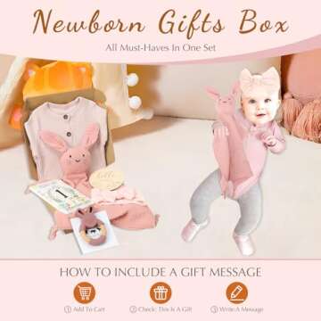 Baby Girl Gift Set Perfect for New Moms and Babies