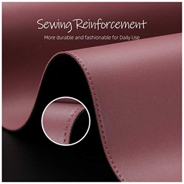 YSAGi Soft Leather Desk Pad - Waterproof & Non-Slip Mat