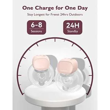 Momcozy S9 Pro Wearable Breast Pump, Wireless & Rechargeable, Hands-Free Pump with Smart LED Display & Adjustable Suction