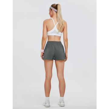 Quick-Dry Blooming Jelly Women's Running Shorts with Pocket