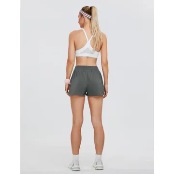 Quick-Dry Blooming Jelly Women's Running Shorts with Pocket