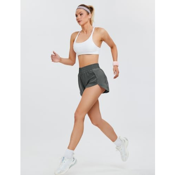 Quick-Dry Blooming Jelly Women's Running Shorts with Pocket