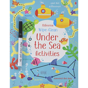 Under the Sea Activities Wipe-Clean Book - Fun & Educational for Kids