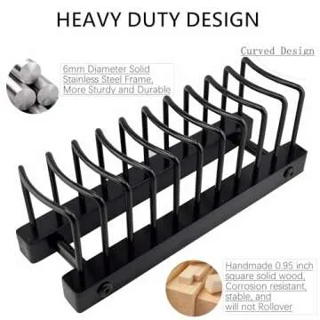 Hat Stand For Baseball caps,Heavy Duty No install Hat Organizer For 10 Baseball Caps,Table Hat Storage For Baseball Caps Display & Organizer For Room Desk Closet Dresser Shelf