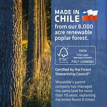 Disposable Wooden Cutlery Set - 100% Home Compostable - 100 Mix - (40 Forks, 40 Spoons and 20 Knives...