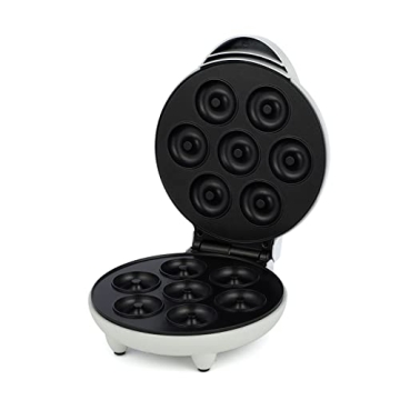 Mini Donut Maker - Electric Non-Stick Surface for 7 Small Doughnuts