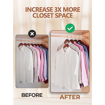 HOUSE DAY Space Saving Hanger Hooks 20 Pack for Closet