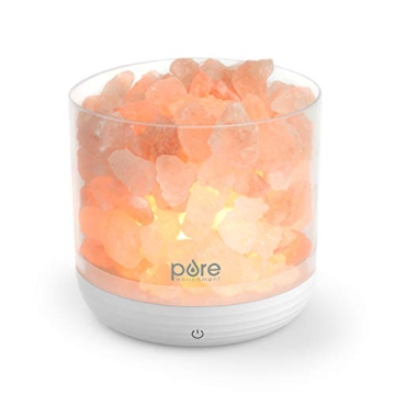 Pure Enrichment PureGlow USB Salt Lamp with Touch Control and Adjustability