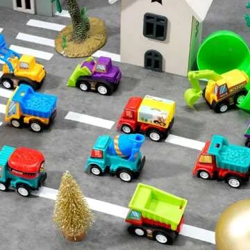 JOYIN Easter Eggs with Toy Cars for Kids Fun 12 Pack