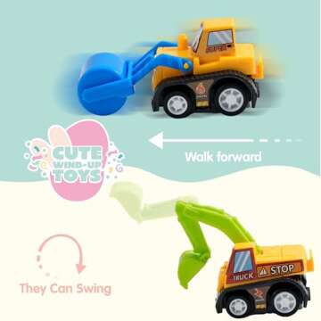 JOYIN Easter Eggs with Toy Cars for Kids Fun 12 Pack