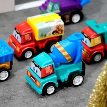 JOYIN Easter Eggs with Toy Cars for Kids Fun 12 Pack