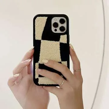Stylish Tewwsdi Furry Phone Case for iPhone 14 Pro