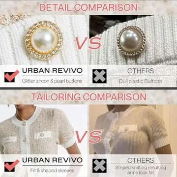 URBAN REVIVO Womens Short Sleeve Cardigans Sweater Summer Button up Shirts 2025 Knit Lightweight Tops Multicolor X-Small