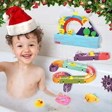 Bath Duck Toy with Light and Music for Toddlers 2-5
