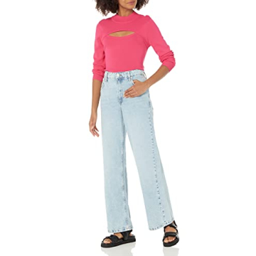 Shop The Drop Keagan Mid Rise Wide Leg Jeans Now