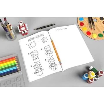 How To Draw for Minecrafters A Step by Step Chibi Guide: Unlock Your Creative World with 6 Easy-to-Follow Tutorials for Drawing Minecraft Chibis from ... (Unofficial Minecraft Activity Book for Kids)