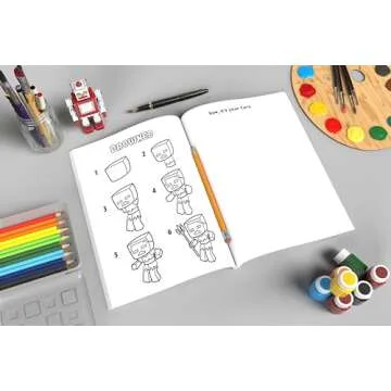 How To Draw for Minecrafters A Step by Step Chibi Guide: Unlock Your Creative World with 6 Easy-to-Follow Tutorials for Drawing Minecraft Chibis from ... (Unofficial Minecraft Activity Book for Kids)