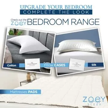 Side Sleep Pillow for Neck and Shoulder Pain Relief - Adjustable Memory Foam Bed Pillows for Sleeping - Plush Machine Washable Pillow Cover - Queen Size 19" x 29" (Queen, Grey)