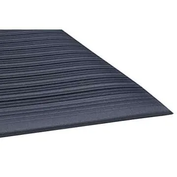 Guardian 24030502 Air Step Anti-Fatigue Floor Mat, Vinyl, 3'x5', Black, Reduces fatigue and discomfo...