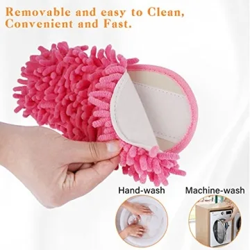 Liitrton Detachable Mop Slippers - Fun and Functional Cleaner