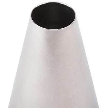 Ateco #804 Stainless Steel Plain Pastry Tip for Baking