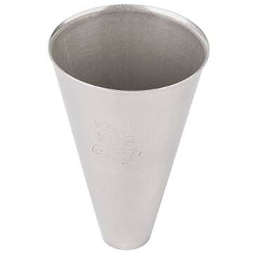 Ateco #804 Stainless Steel Plain Pastry Tip for Baking