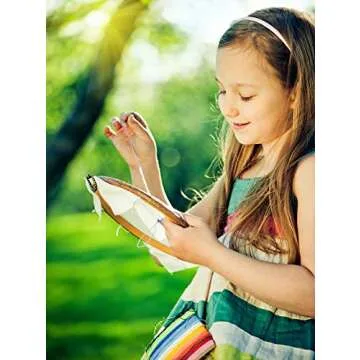 Celley Vintage Embroidery Hoop Frames Set of 4 Sizes